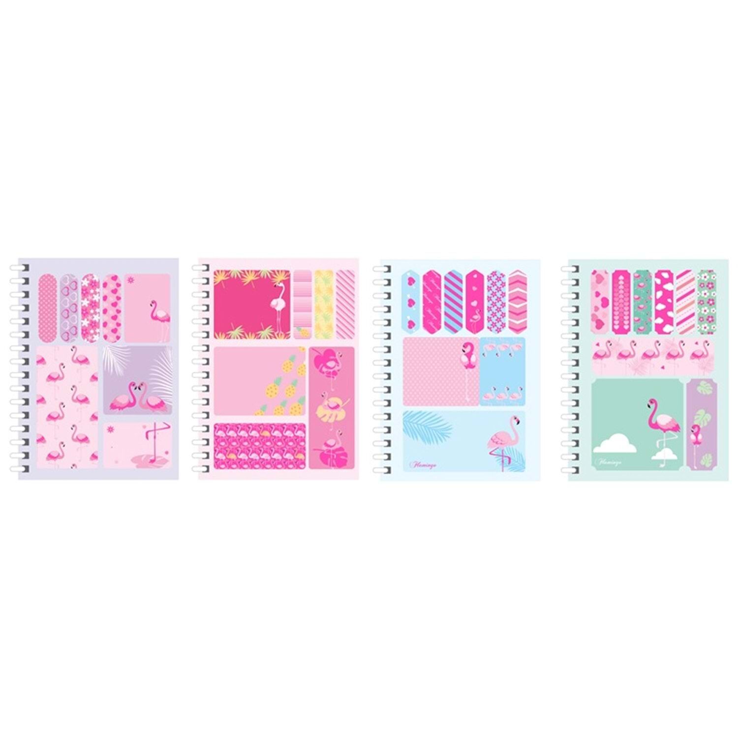 Kraf Bloknot İndex Yapışkanlı Not Kağıdı Seti Flamingo 2220FL