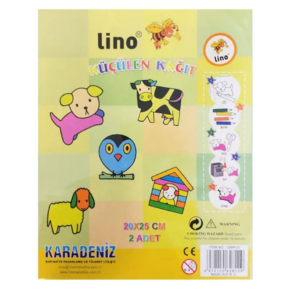 Lino Küçülen Kağıt 2 Li 20x25 Cm