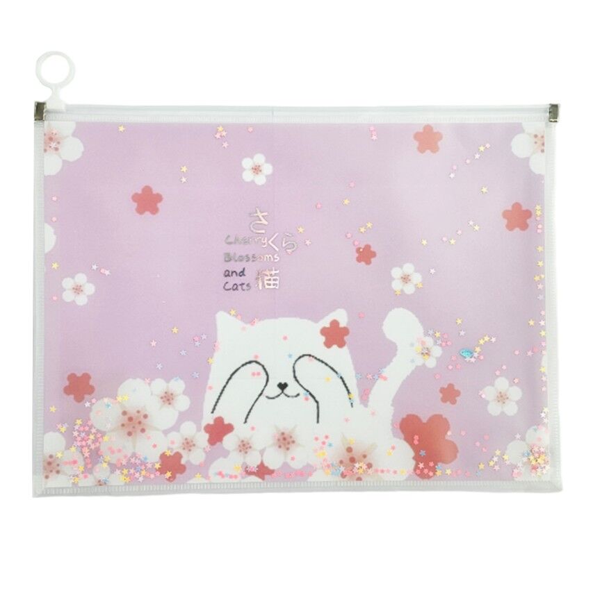 Taros Unick Color Cherry Cat Pullu A4 Kilitli Dosya