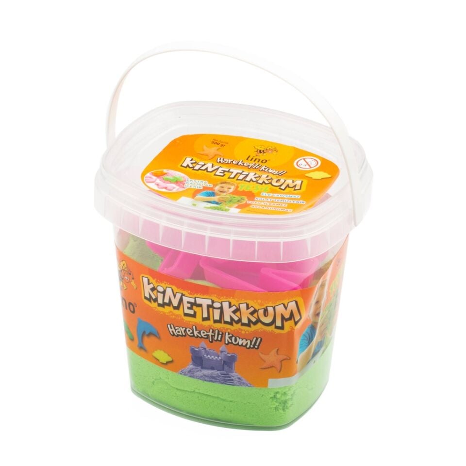 Lino Kinetik Kum 500 Gr Yeşil Kova