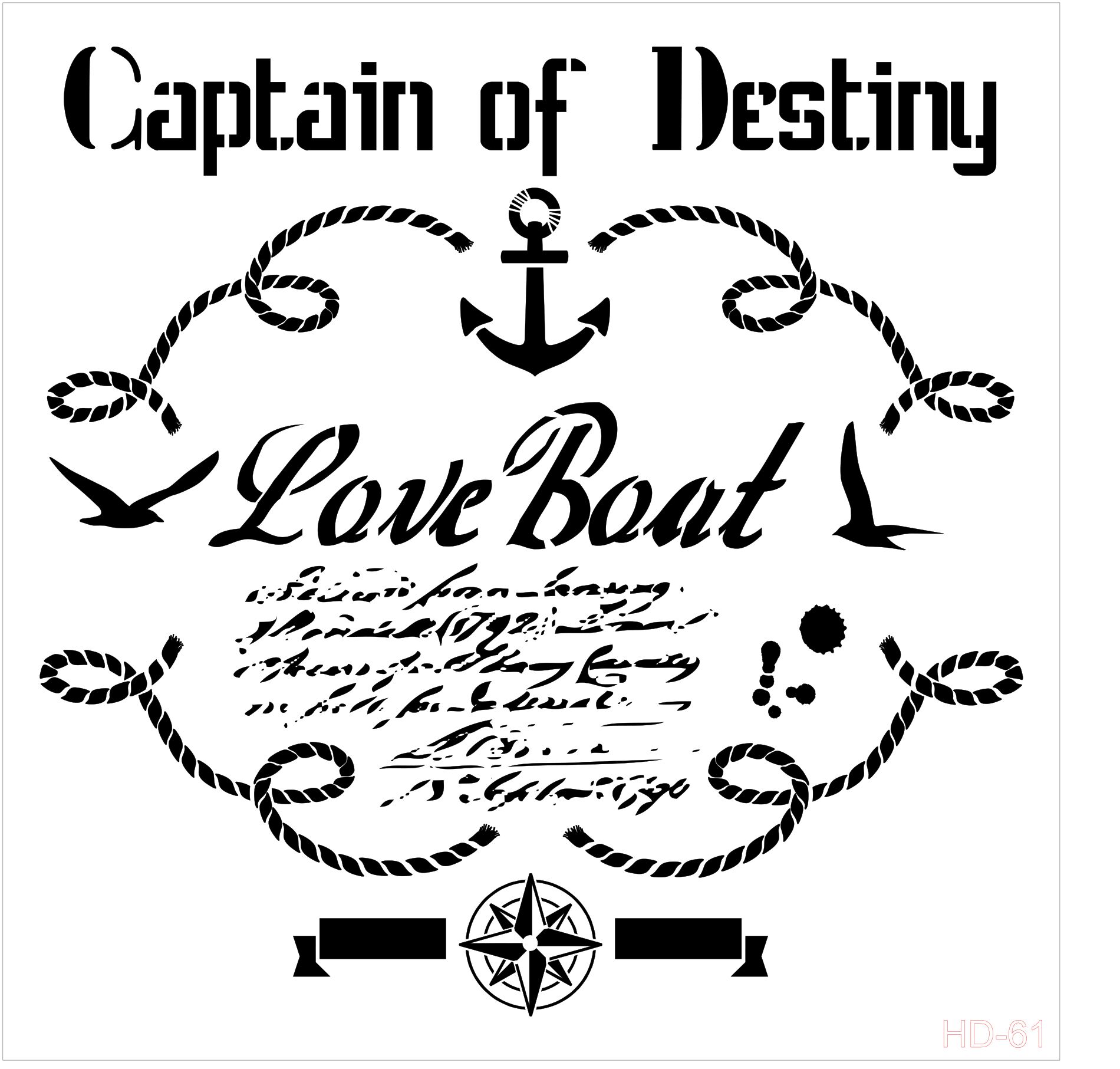 Cadence Home Decor Stencıl Hd-061 45X45