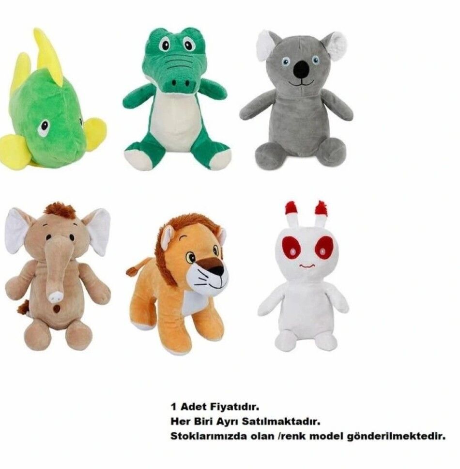 Halley Pelüş 30 Cm Asorti Hayvanlar