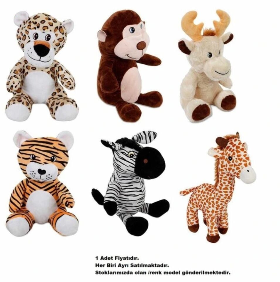 Halley Pelüş 30 Cm Asorti Hayvanlar
