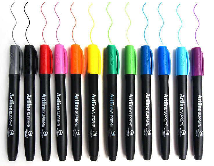 Artline Supreme Permanent Markör 1.0 Mm Bluish Pembe