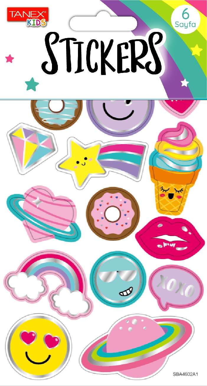 Tanex Tnx-25464 Şekilli Etiketler Albüm Serisi