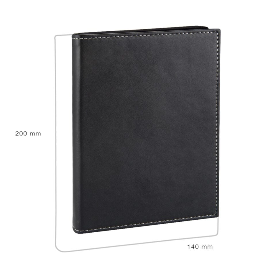 2K Hesap Kutusu 4006S Siyah 14x20 Cm