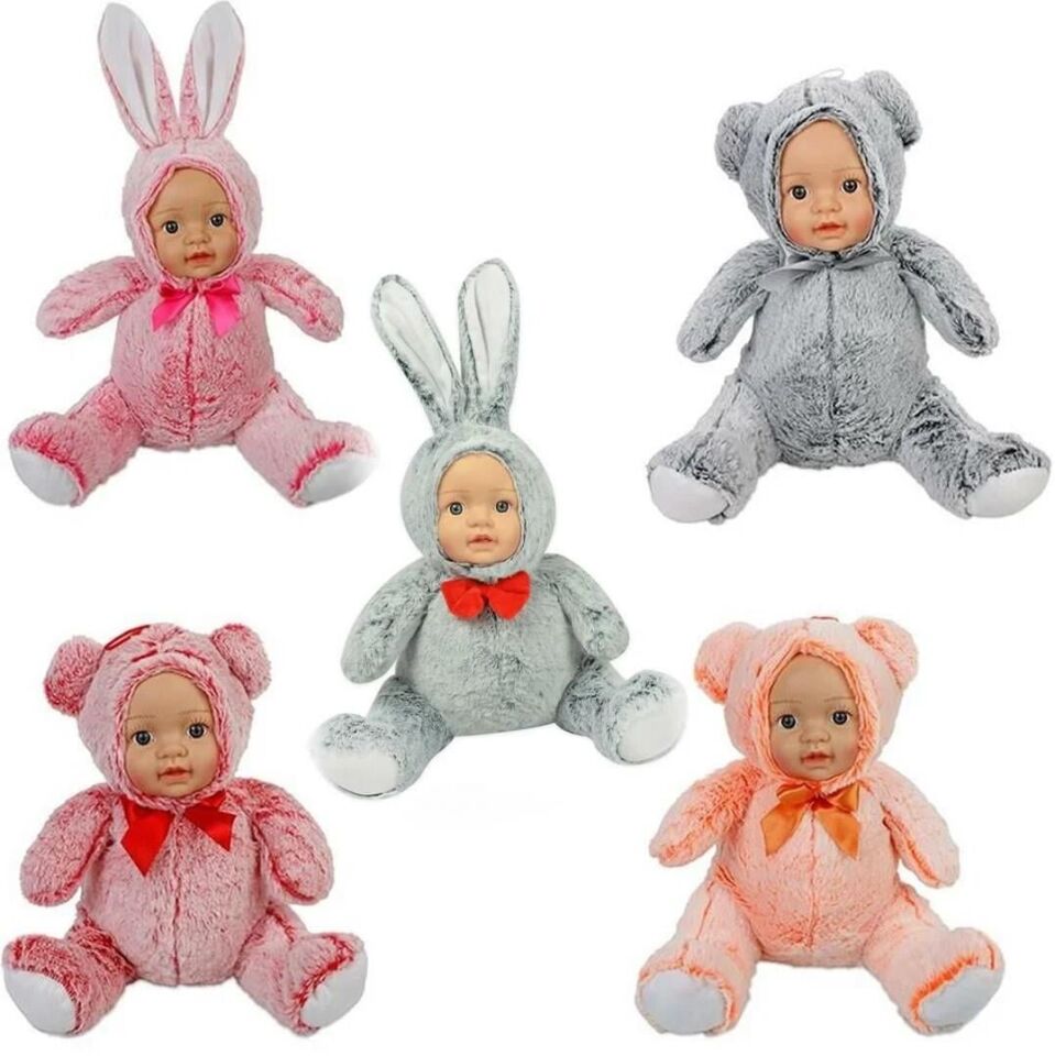 Halley Pelüş Bebek Yüzlü Hayvanlar 35 Cm