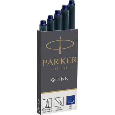 Parker Quink Kartuş 5 Li Kutu Mavi