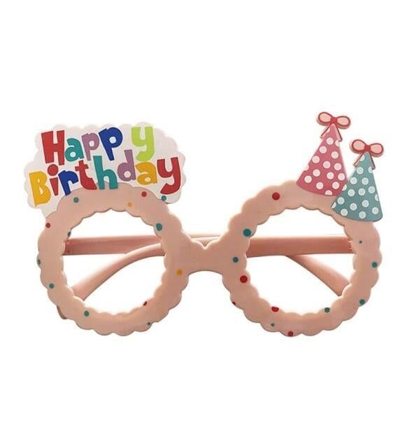 Balonevi Külah Şapkalı Happy Bırthday Parti Gözlüğü     