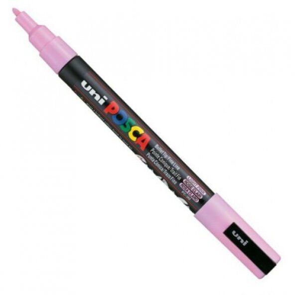 Uni Posca 0.9-1.3 Su Bazlı Poster Markörü Açık Pembe