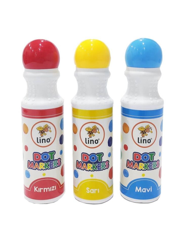Lino Dot Markers 3 Lü Yıkanabilir