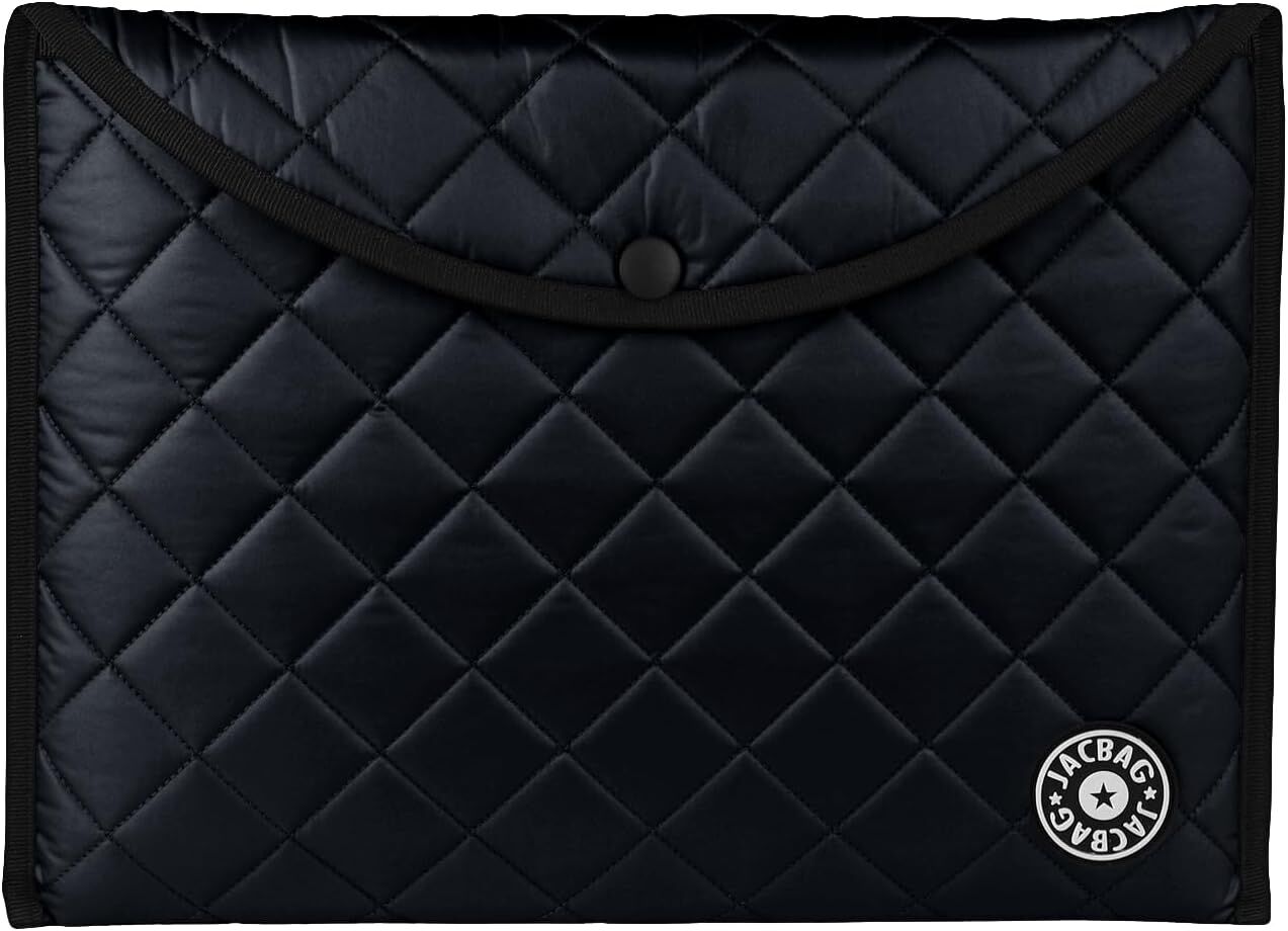 Jacbag Kapitone Desenli Çıtçıtlı Dosya Düz Renk