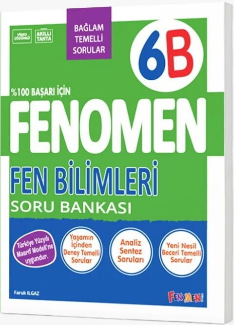 Fenomen 6 Fen Bilimleri B Soru Bankası