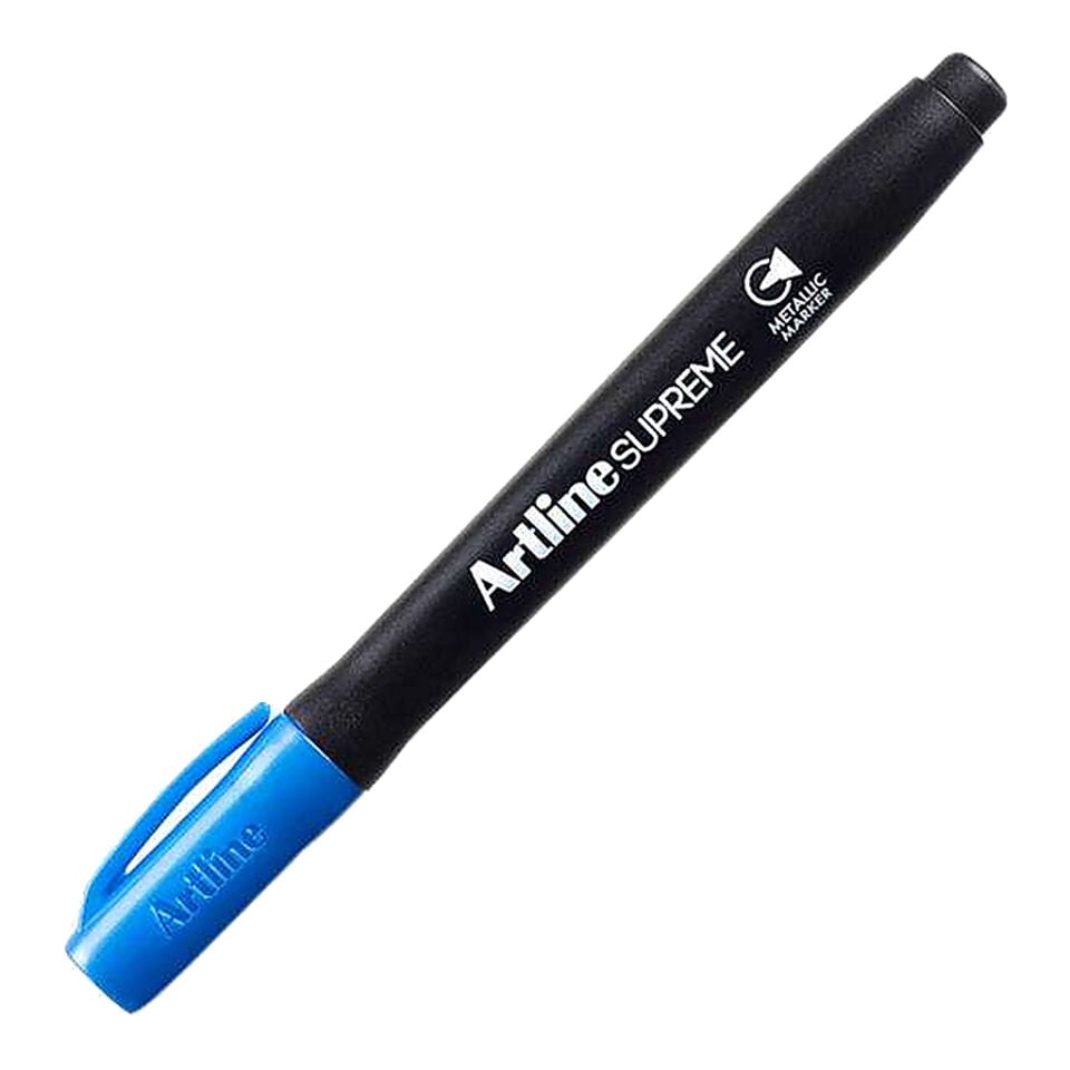Artline Supreme Metalik Markör Uç 1,0 Mm Metalik Mavi