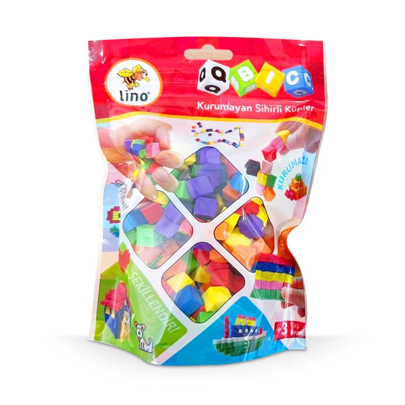 Lino Qbic Kurumayan Sihirli Küpler Kilitli Paket 20 Gr 6 Renk