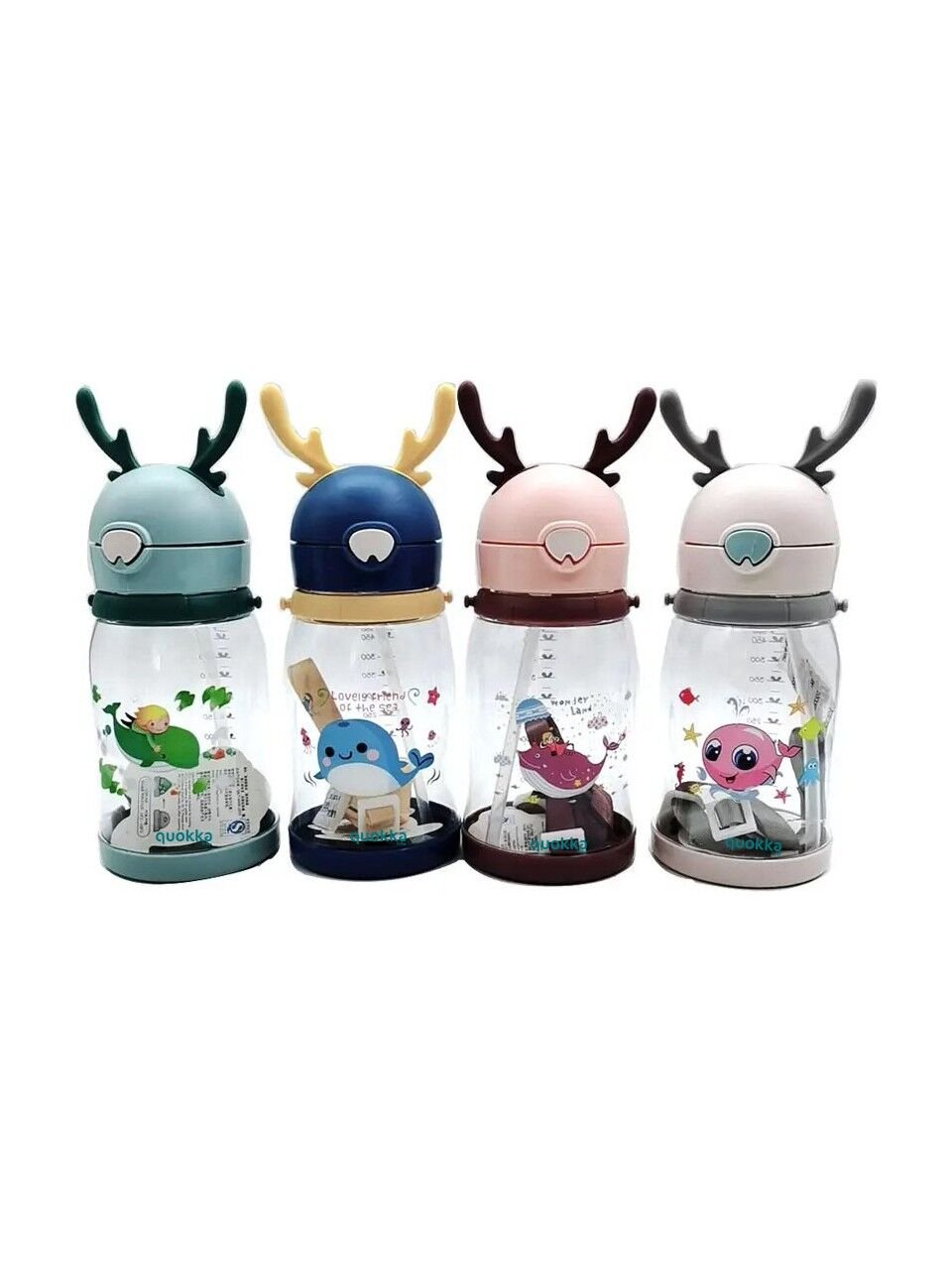 Taros Quokka Life Geyik Figürlü Tritan Matara 550 Ml