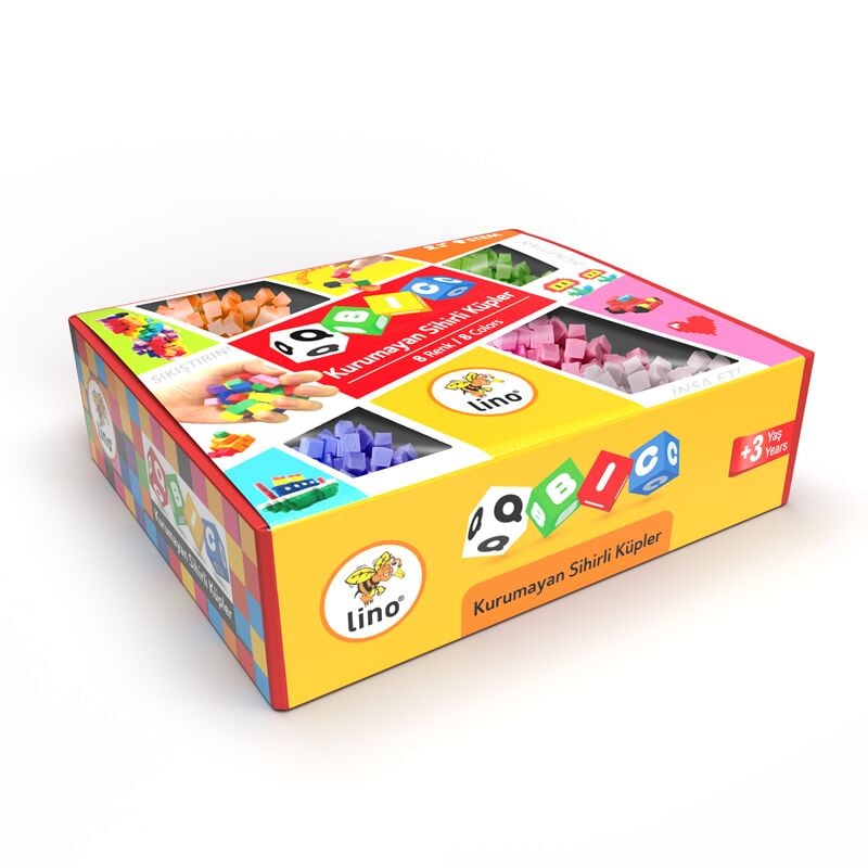 Lino Qbic Kurumayan Sihirli Küpler 8 Renk