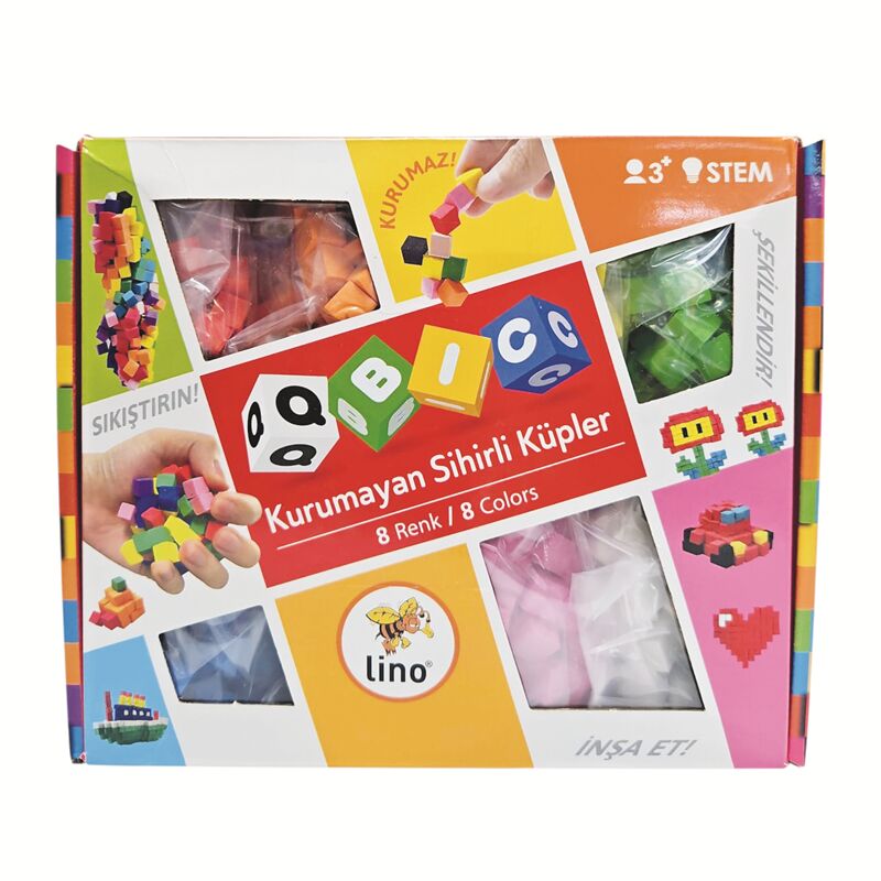 Lino Qbic Kurumayan Sihirli Küpler 8 Renk
