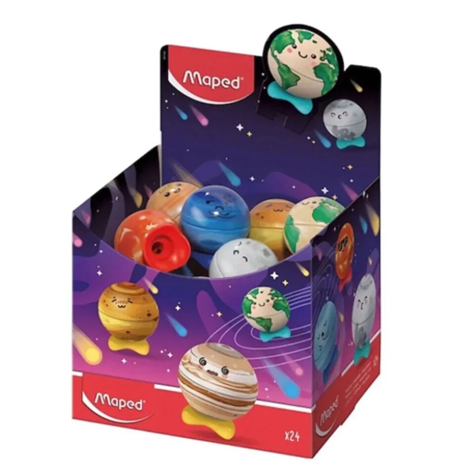 Maped Gezegen Tek Delikli Kalemtıraş