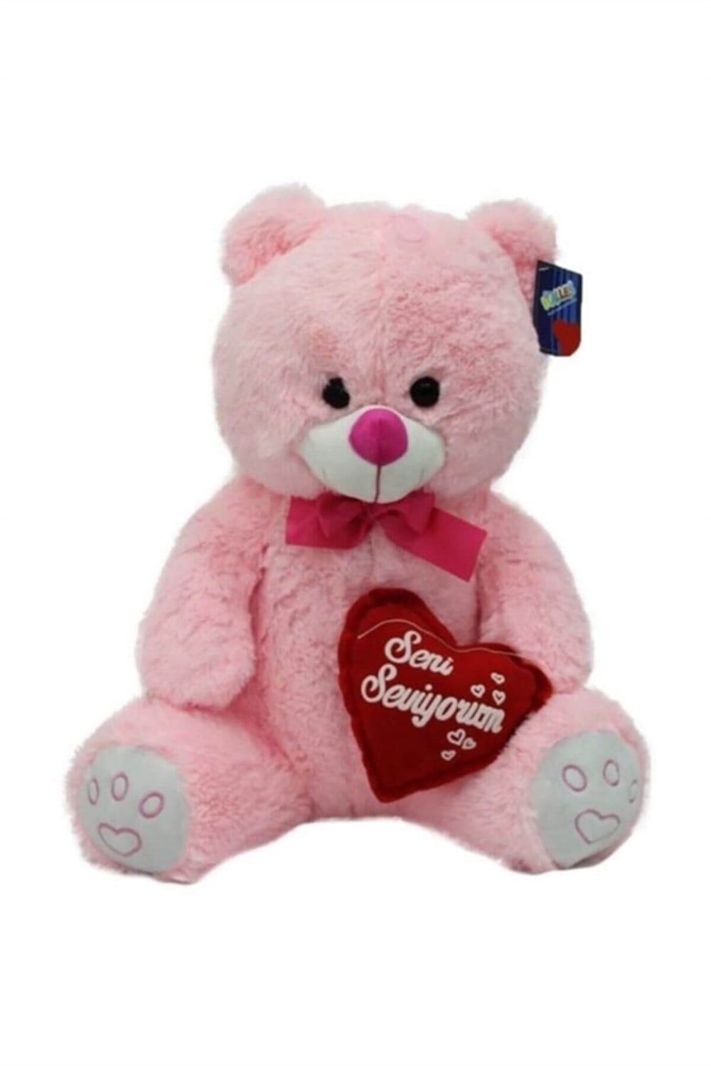 Halley Pelüş Kalpli Pelus Ayı 50Cm