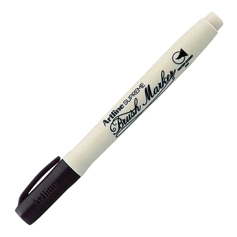 Artline Supreme Brush Marker Esnek Fırça Uçlu Kalem Koyu Kahverengi