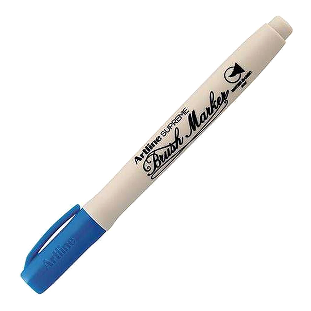 Artline Supreme Brush Marker Esnek Fırça Uçlu Kalem Mavi