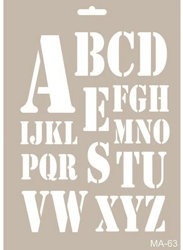 Cadence Mıx Media Stencil Ma Serisi Ma63 21x29