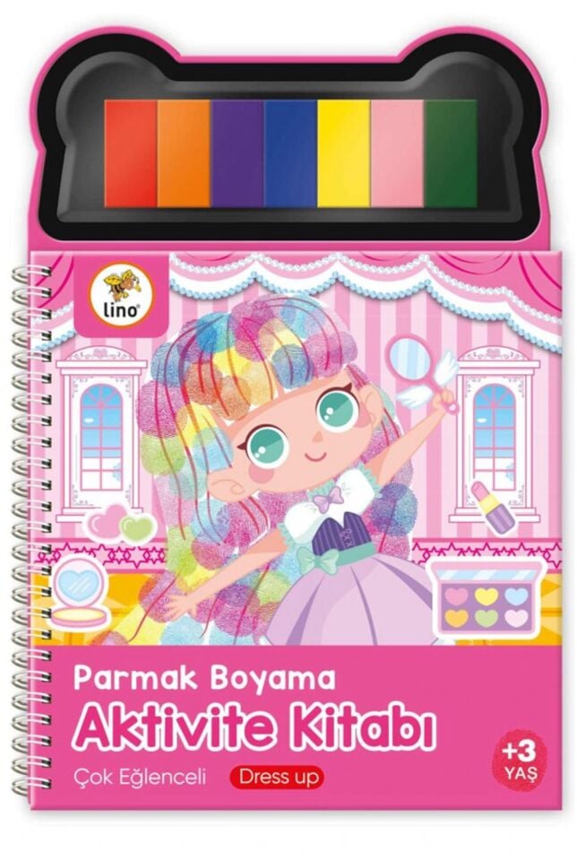 Lino Parmak Boyama Aktivite Kitabı Dress Up