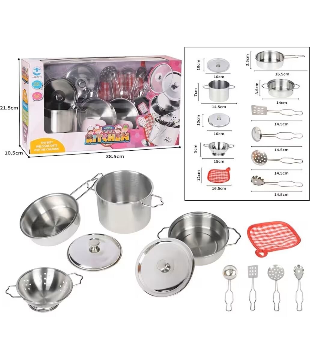 Vardem 11 Parça Çelik Tencere Tava Seti