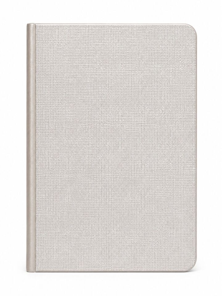 Victorias Journals Diamont Sert Kapak Defter A5 80 Yaprak İvory Çizgili Gümüş