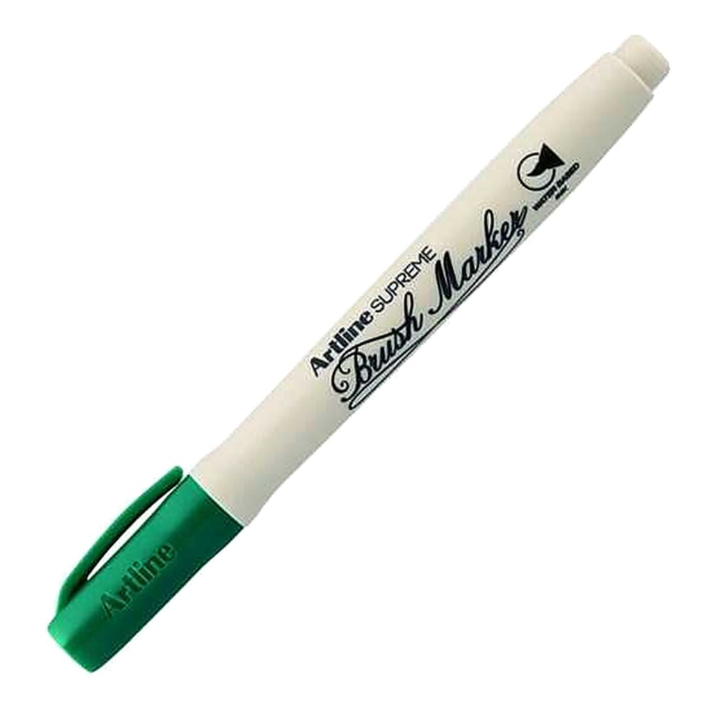 Artline Supreme Brush Marker Esnek Fırça Uçlu Kalem Koyu Yeşil