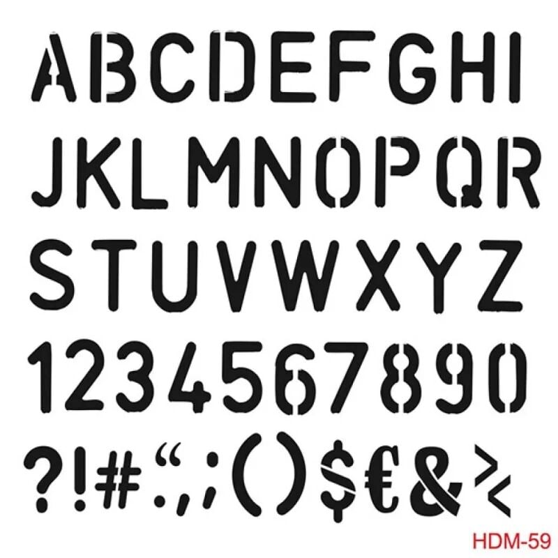 Cadence Home Decor Mini Stencil Hdm-59 25x25