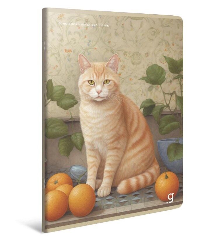 Gıpta Echo Book Tel Dikiş Karton Kapak Defter A4 60 Yaprak Kareli