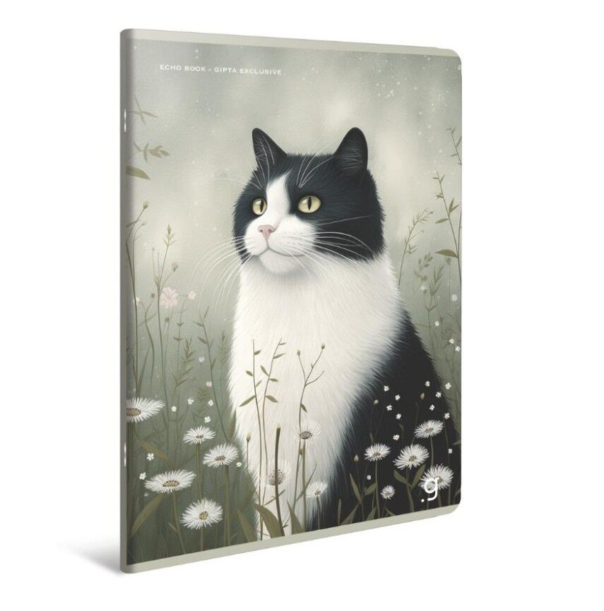 Gıpta Echo Book Tel Dikiş Karton Kapak Defter A4 60 Yaprak Kareli