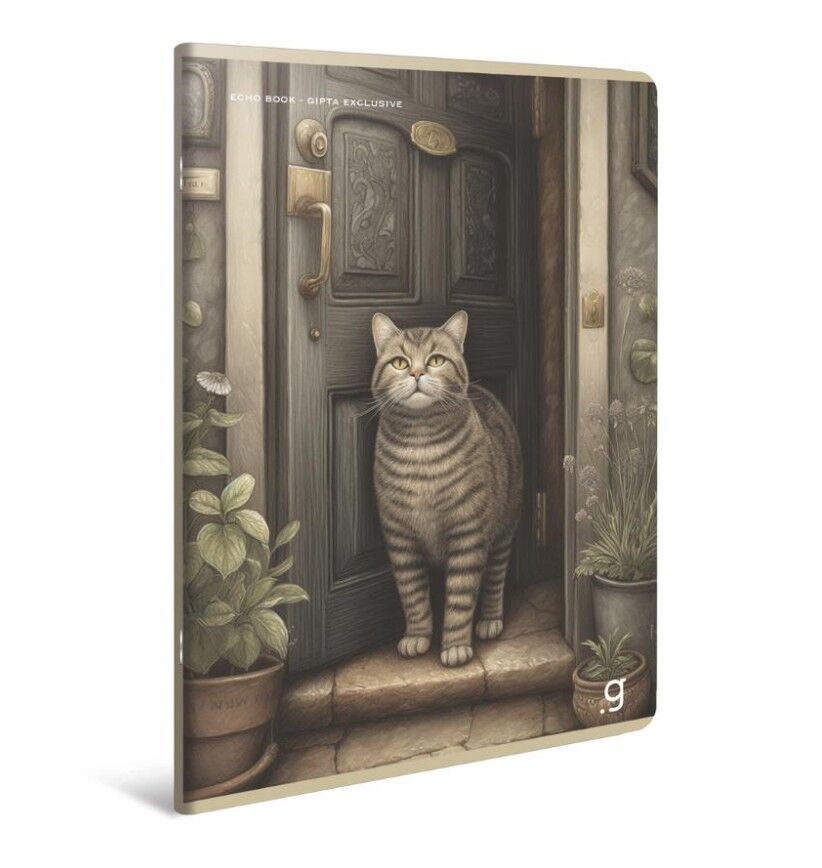 Gıpta Echo Book Tel Dikiş Karton Kapak Defter A4 60 Yaprak Kareli