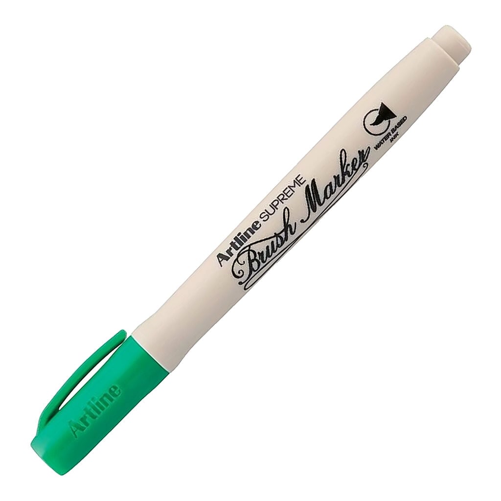 Artline Supreme Brush Marker Esnek Fırça Uçlu Kalem Yeşil