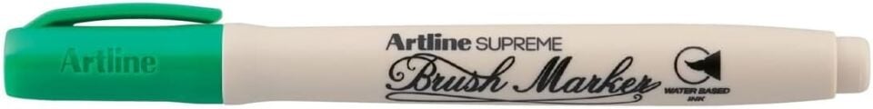 Artline Supreme Brush Marker Esnek Fırça Uçlu Kalem Yeşil