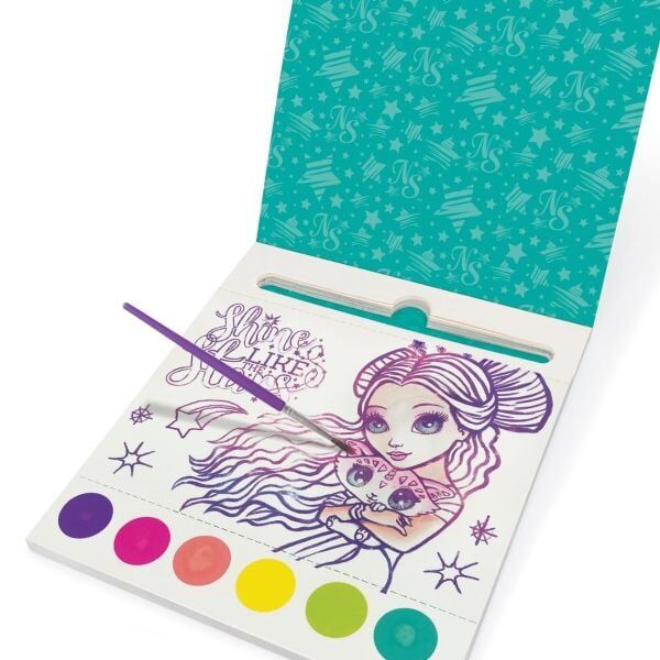 Taros Nebulous Stars Watercolor Postcard Yeşil