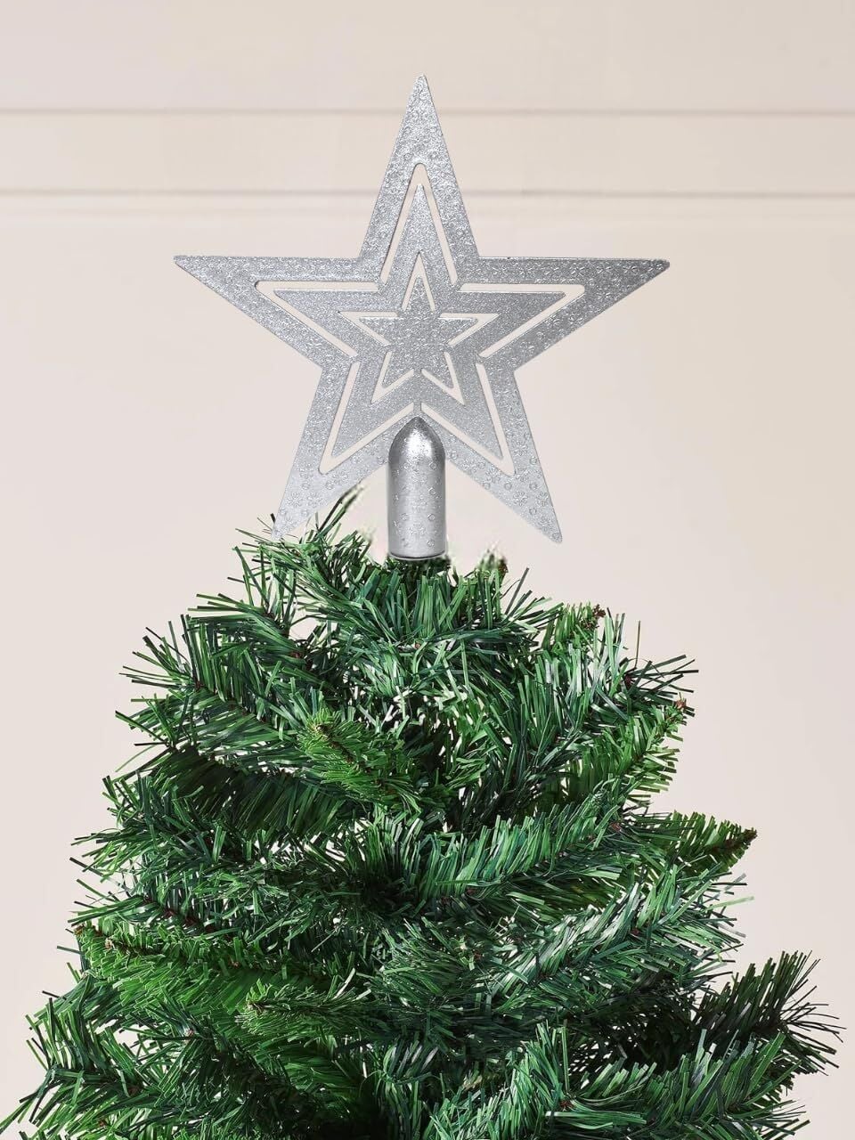 Astaş Yıldız Ağaç Tepeliği 18 Cm Gümüşı Rengi