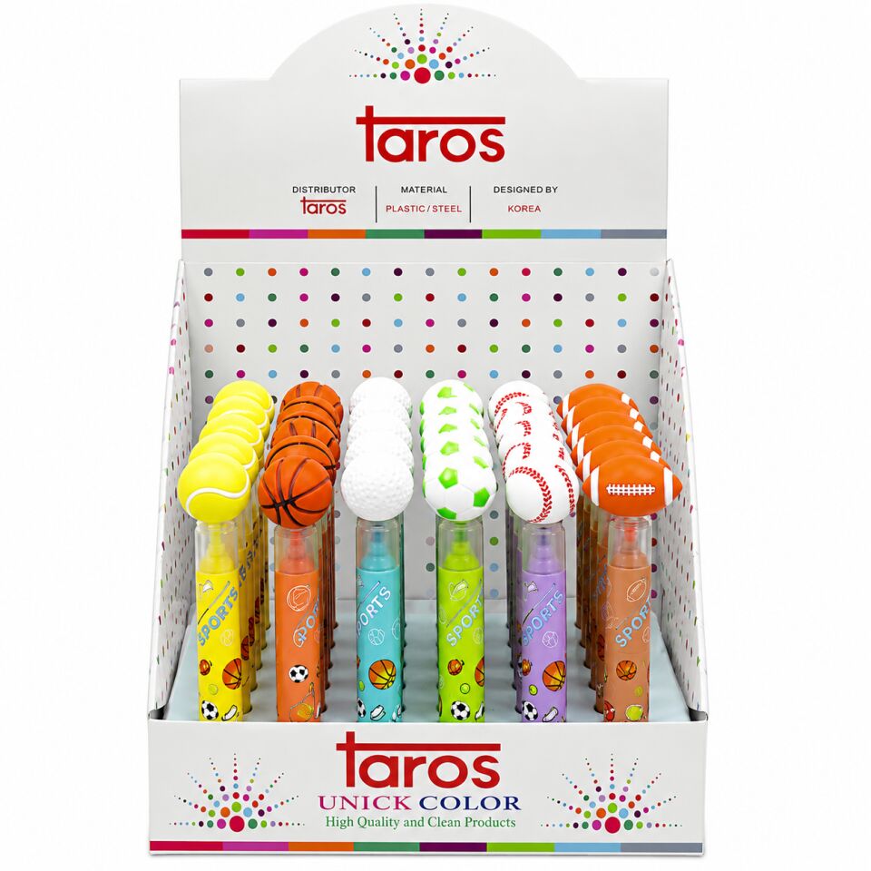 Taros Unick Color Sport Fosforlu Kalem