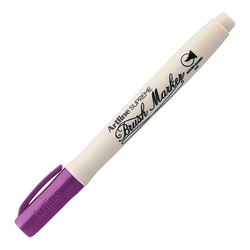 Artline Supreme Brush Marker Esnek Fırça Uçlu Kalem Parlak Magenta