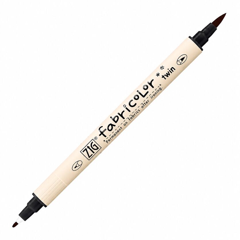 Zig Fabrıcolor Twın Kumaş Kalemi Tc-4000 010 Black