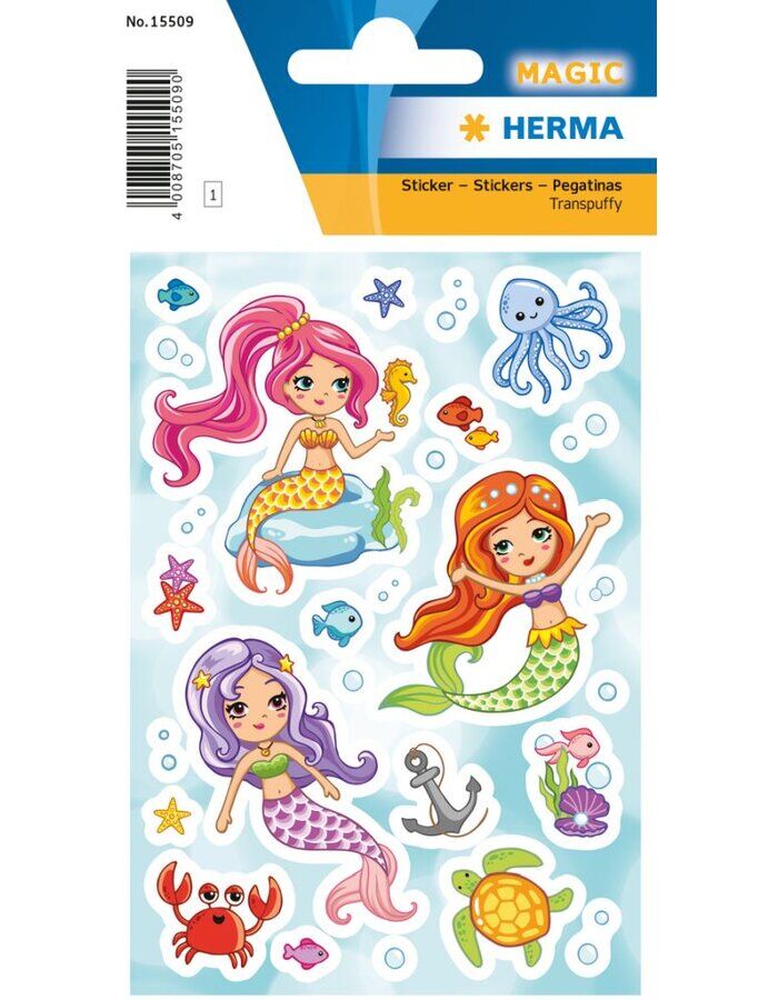 Herma Magıc Etıket Transpuffy Deniz Kızı