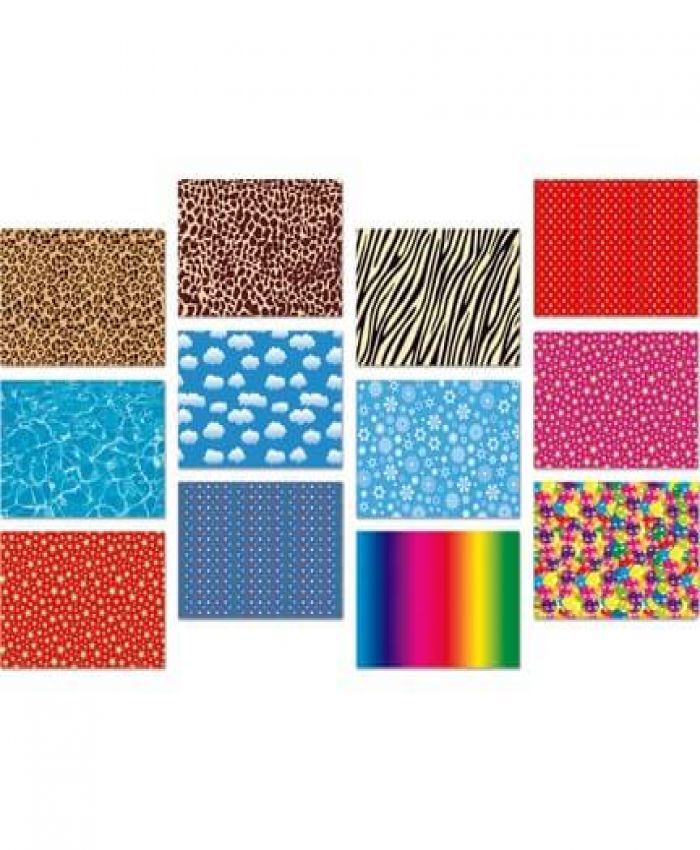 Keskin Karton Fon 50x70 Desenli Tek Taraflı