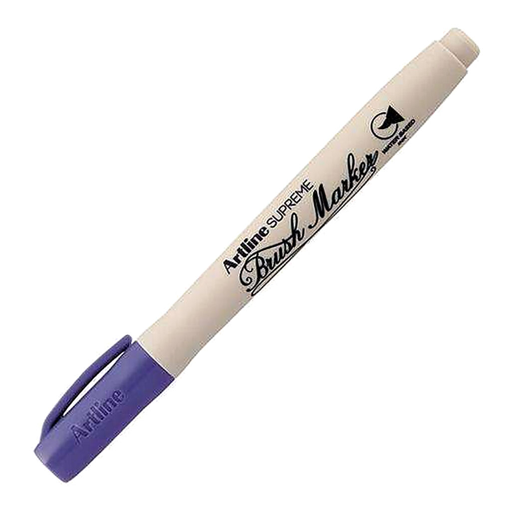 Artline Supreme Brush Marker Esnek Fırça Uçlu Kalem Mor
