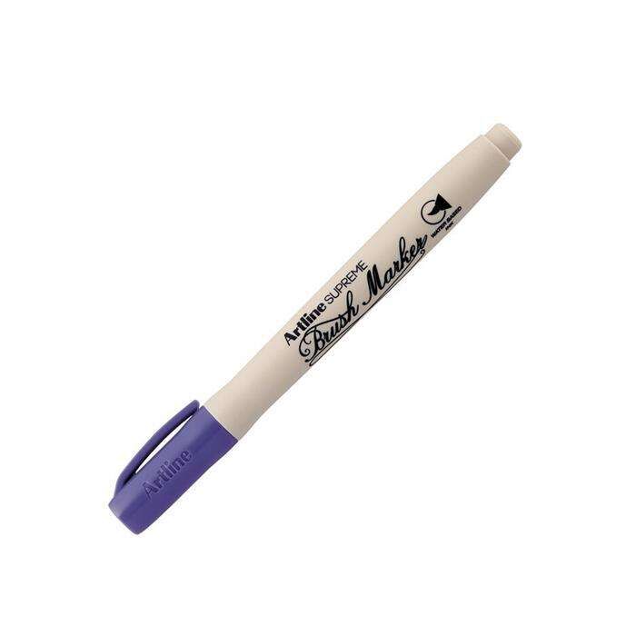 Artline Supreme Brush Marker Esnek Fırça Uçlu Kalem Mor