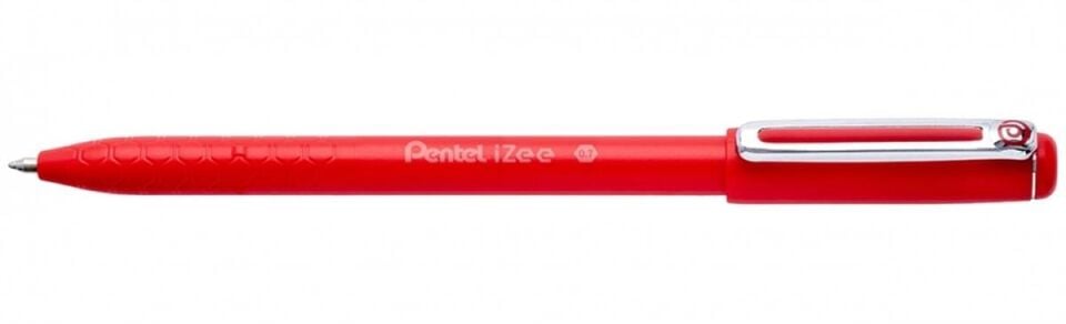 Pentel 0.7 Mm Yağ Bazlı Kapaklı  Roller Kalem İzee Kırmızı