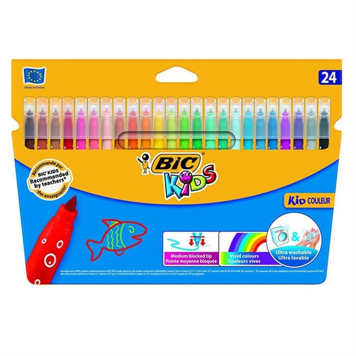 Bic Kid Couleur Xl Keçeli Boya Kalemi 12 renk