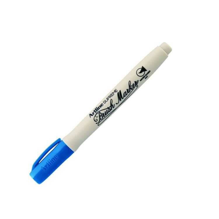 Artline Supreme Brush Marker Esnek Fırça Uçlu Kalem Royal Mavi
