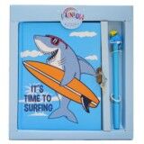 Taros Unick Color Shark Area Kalemli Kilitli Hatıra Defteri